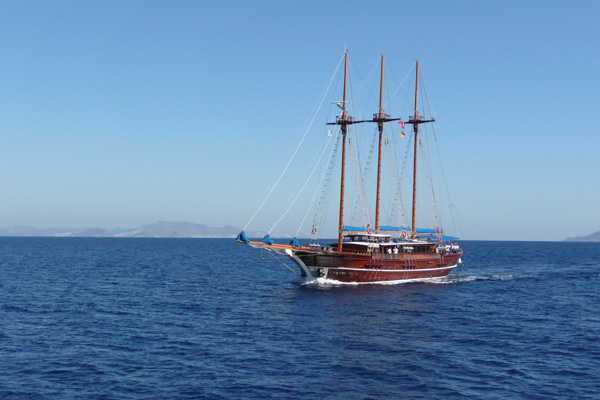 The ship Thalassa