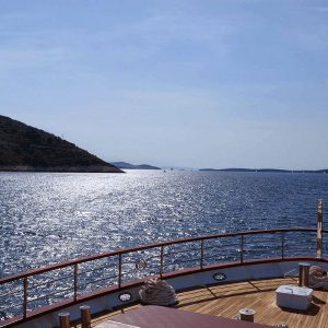 view on ship south dalmatia