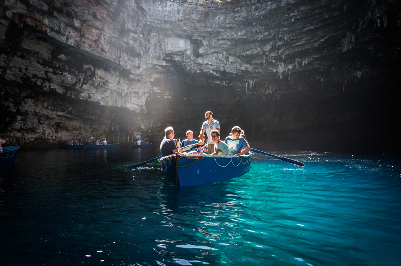 Explore the caves Ionian islands