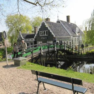 House with a bridge in Zaanse Schans