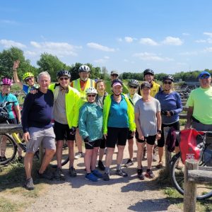 Group picture of Cyclists