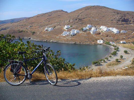 Cycling on Kythnos Island