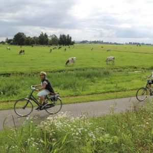 Cycling through the country side