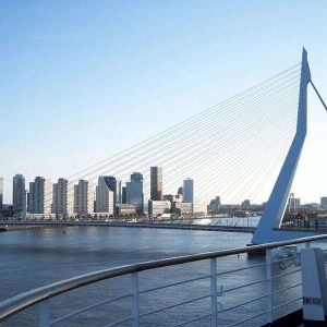 Erasmus bridge in Rotterdam