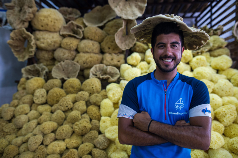 Tour leader with a new hat!