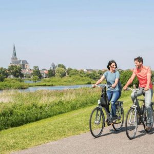 Cyclists in Kampen