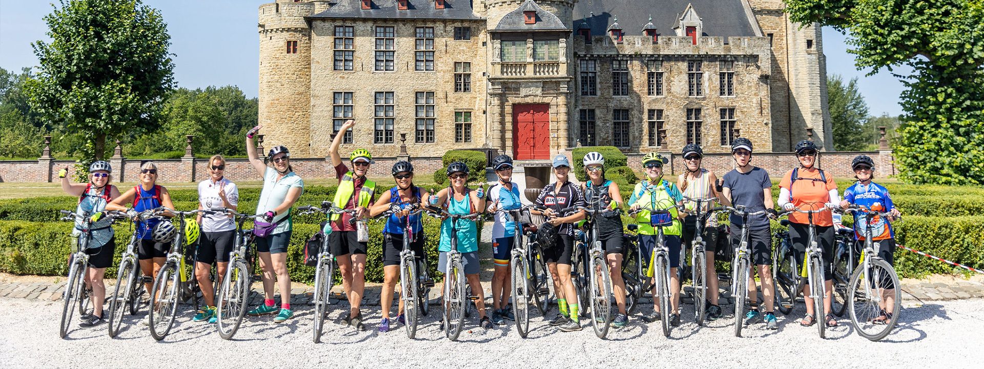 groep fietser