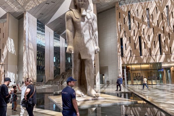 Inside  Grand Egyptian Museum