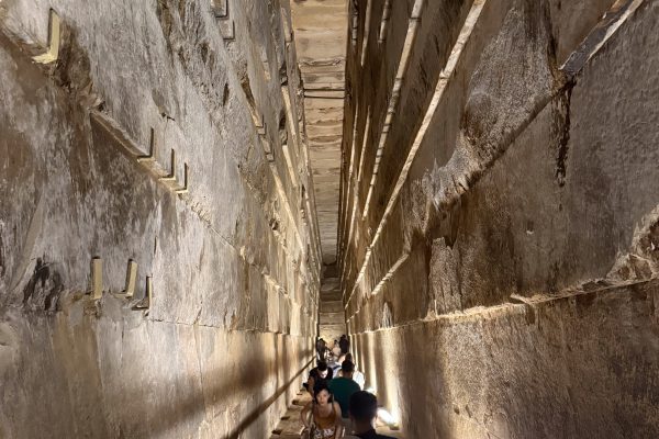 Inside Giza's Largest  Pyramid
