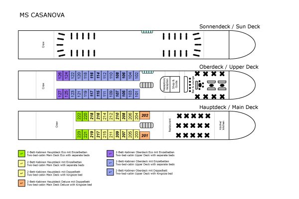 Floor plan of Casanova